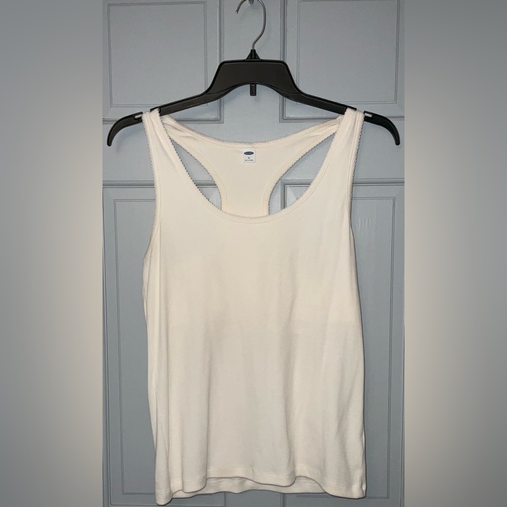 Casual Performance UltraLite Rib-Knit Twist-Front Top AND Tank Twofer Sz XL - Picture 6 of 7